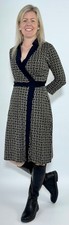 HOBBS Dina Wrap Dress 3/4 Slv