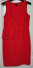 Hobbs Red Sleeveless Sheath
