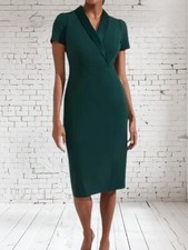 Hobbs Green Amira Dress Size
