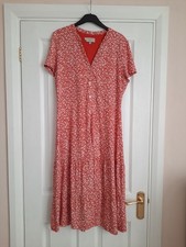 Hobbs Floral Print Midi Dress