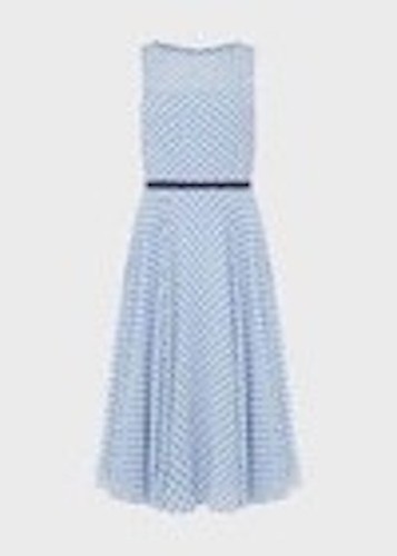 Hobbs della dobby print dress - della,