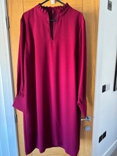Hobbs dress, dark red, size