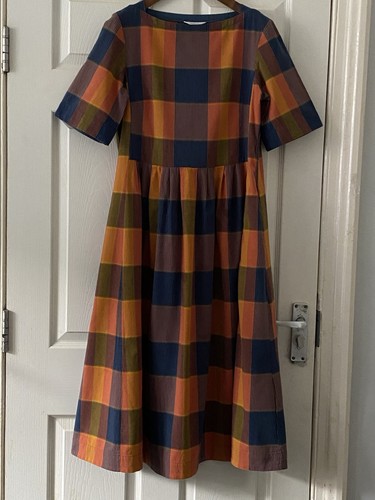 Hobbs multicoloured check midi - hobbs,