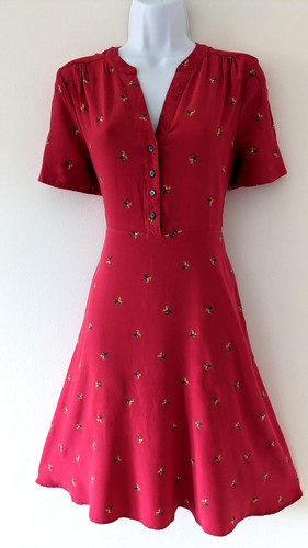 Ladies hobbs pretty red floral - ladies,