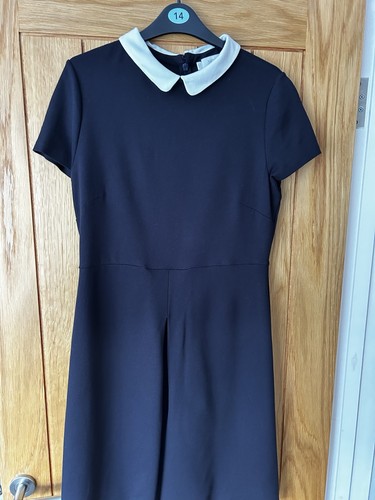 Hobbs navy blue dress with - blue,