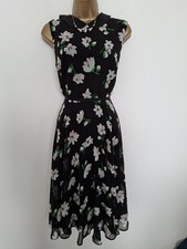 Hobbs Black And Pink Floral