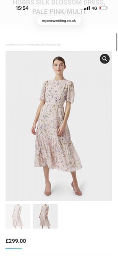 Hobbs silk blossom dress - silk,