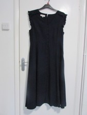 HOBBS Navy Midi   Dress  ~