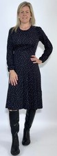 HOBBS Dress Long Slv Jersey