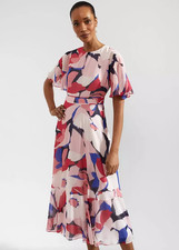 BNWOT HOBBS Freya Silk Midi